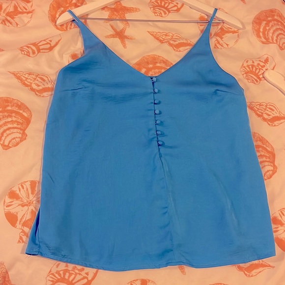 Banana Republic beautiful blue top new with out tags size small - Picture 3 of 4